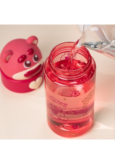 Jian Fan Çilek Ayı Çocuk Su Bardağı Okul Öğretmenlerine Özel Doğrudan İçme Bardağı - Yeşil Yeşil