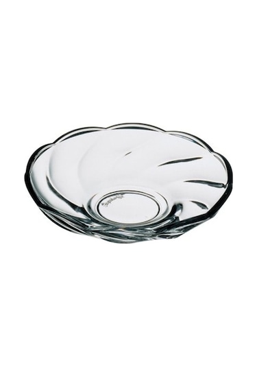 Paşabahçe 6'lı Burgulu Çay Tabağı 54271 Şeffaf