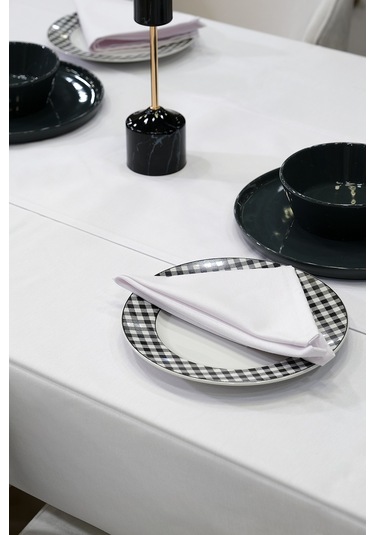 Dream Kumaş Peçete Modelleri Leke Tutmaz Kumaş Peçete Çeyiz Seti 6lı Paket Beyaz