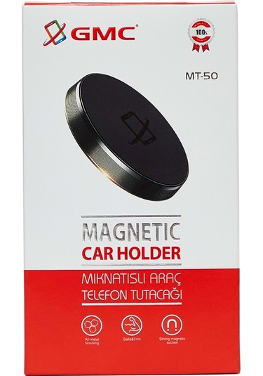 Gmc Mıknatıslı Araç Telefon Tutucu Mt-50 Siyah