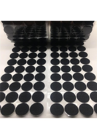 Pazly 15mm Beyaz Kendinden Yapışkanlı Kapatma Bandı Disk Sihirli Yapışkan Bant Beyaz Naylon Kapatma Bandı, Çantalar İçin Uygulayabilirsiniz