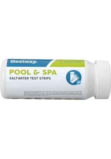 Bestway 58767 Havuz & Spa Tuzlu Su Test Şeridi 25 Li Paket