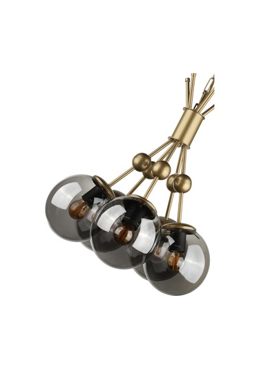 Begüsa Delf 5 Li Avize Eskitme Füme Cam Eskitme - Füme