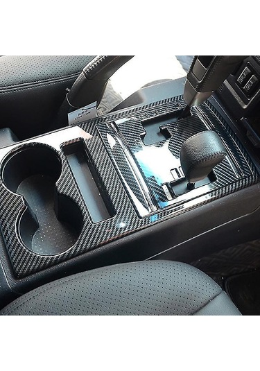 Monyee Mitsubishi Pajero 2007-2019 İçin Abs Karbon Fiber Dokulu Vites Panel Kapağı - Korozyon Ve Çizikten Koruma, Kolay Kurulum