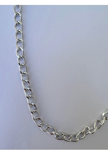 Paytak Moda Gümüş Rengi Zincir Kolye Unisex Zincir Kolye Pytkznckly241 Gümüş