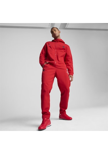 Puma Ferrari Style Sweat Sweatshirt Kırmızı 62709402 Erkek 001