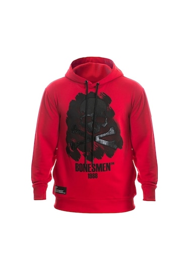 Bonesmen Erkek Kapüşonlu Sweatshirt (463018464) Kırmızı