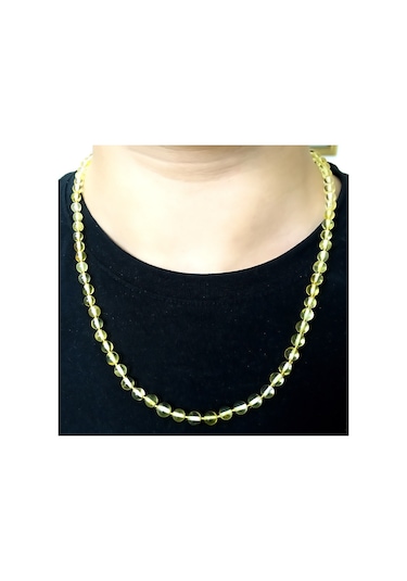 Sertifikalı Ukrayna Damla Kehribar Kolye N11.37220 Bronz