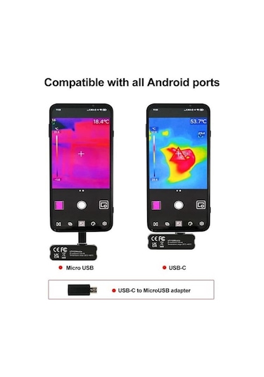Unı-T Uti120 Android Uyumlu Type C So Mobil Termal Kamera