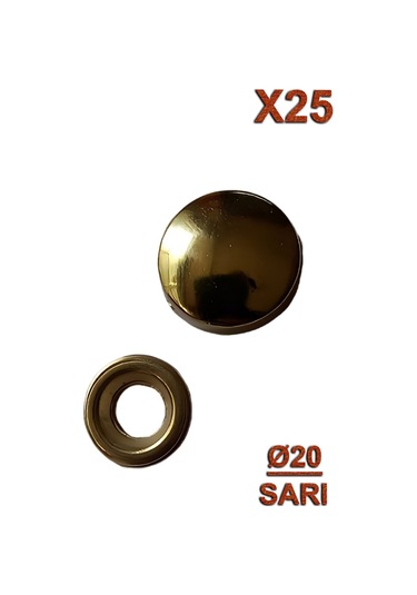 Vida Kapama Ø20 Sarı 25 Adet