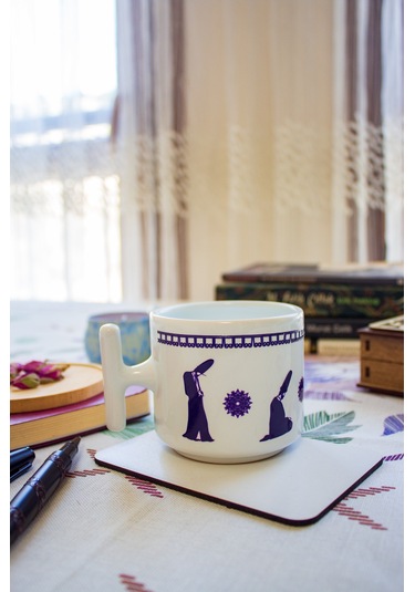 Semazenin Halleri 2 T Kulplu Seramik Kupa Bardak