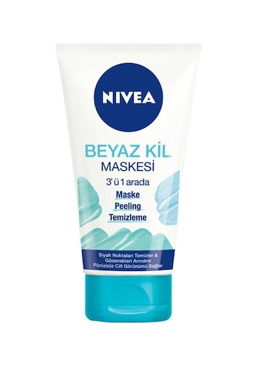 Nivea Sivilce Karşıtı 3'ü 1 Arada Beyaz Kil Maskesi 150 ML
