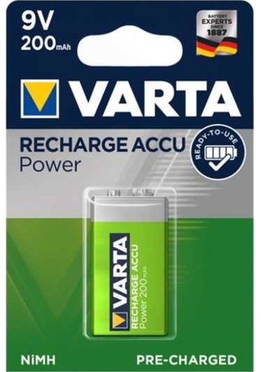 Varta Şarj Edilebilir Pil 9V 200Mah-56722