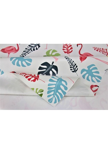 Astarlı Silinebilir Pvc Muşamba Masa Örtüsü Flamingo - 8094-1 001