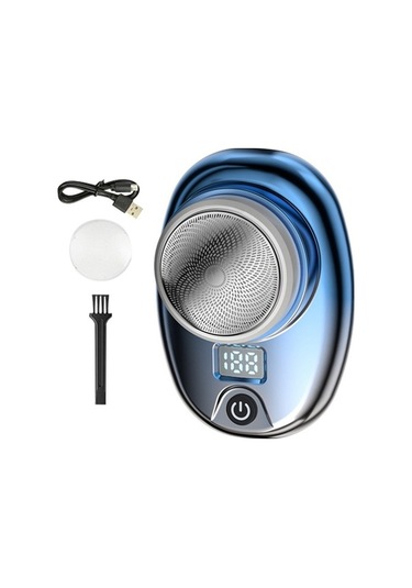 Ulzyvf Tıraş Sürümü Seyahat Mini Mavi Makinesi Erkek Elektrikli Cep At