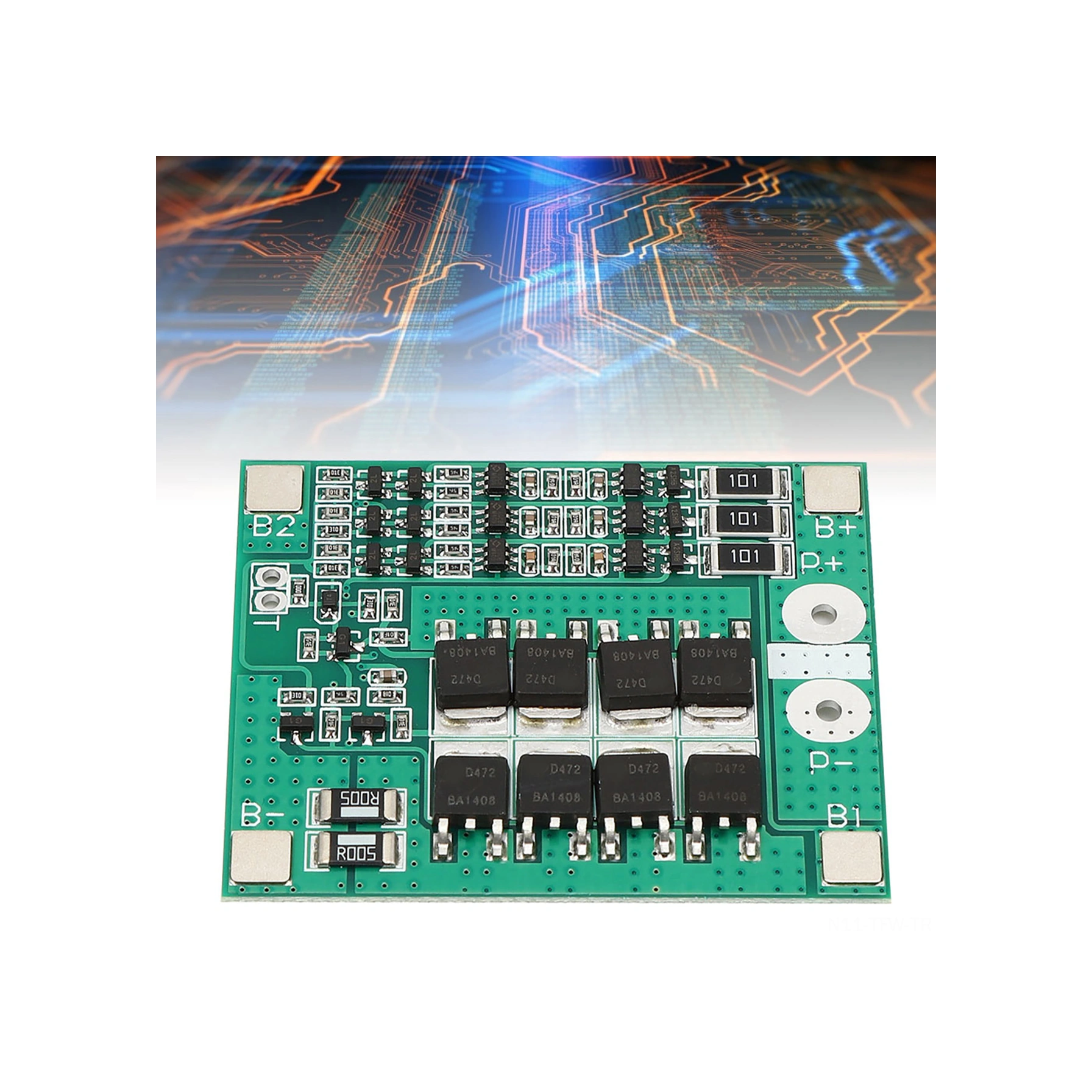 Tenfowee 12v 40a Lityum Pil Koruma Kartı 3 Seri, Dengeleme Özelliği, Hızlı Soğutma, Aşırı Şarj/kurutma/akım Koruması