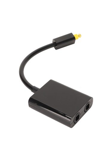 Kosona Optik Kablolu Splitter 1 Giriş 2 Çıkış Ses Dağıtıcı - Dijital Ses Aktarımı, Dts Surround, Dayanıklı Abs Malzeme, 15cm Uzunluk