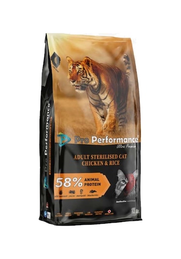 Pro Performance Kısırlaştırılmış Tavuklu Yetişkin Kedi Maması 15 KG