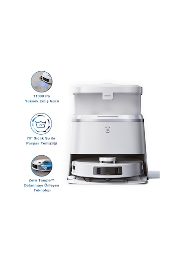 Ecovacs Deebot T30 Pro Akıllı Robot Süpürge ve Paspas