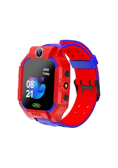 Leezsing Çocuklar İçin Akıllı Saat: Oyunlar, Uzaktan Fotoğraf Çekme, Sos Acil Yardım, Kırmızı Renk Çok Renkli
