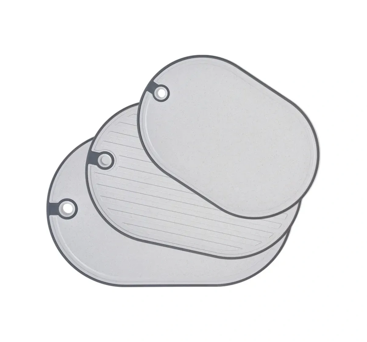 Homsly 3cb-st-hm Standlı Kesme Tahtası, 3 Adet 293078690 Gri