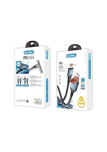 Go Des GD-UC595 Lightning To Type-C 20 W 1.2 M Kablo