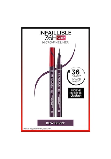 L'Oréal Paris Infaillible 36H Grip Micro Fine Eyeliner 04 Dew Berry