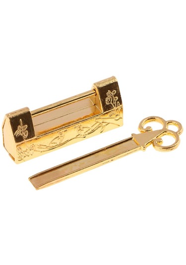 Suntek Vintage Bavul Bagaj Dolabı Çekmece Araç Kutusu Altın