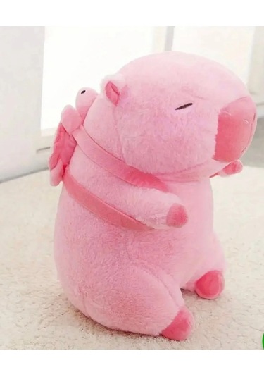 Cappy Capybara Peluş Pembe Renk 40 Cm Cappysnug Capyberry Cappylush Pembe