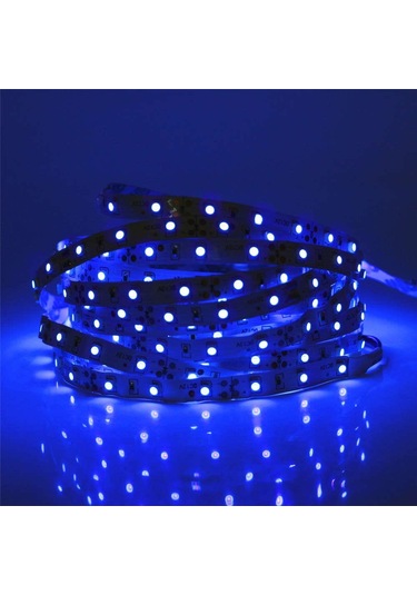 Uv 395Nm Mor Esnek Led Şerit Işık Smd 2835 Diyot 1 Mt/60 Led Dc 1