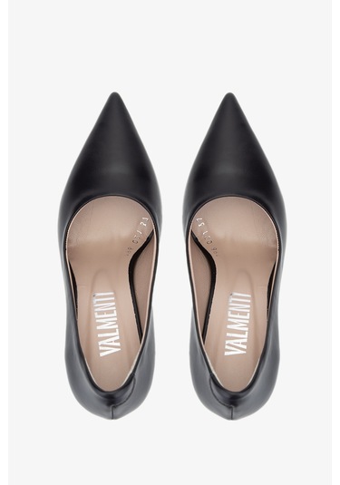 Valmenti Rigel Kadın Siyah Anl Hakiki Deri Topuklu Ayakkabı 923 796-1 Bn Ayk Y24 Siyah