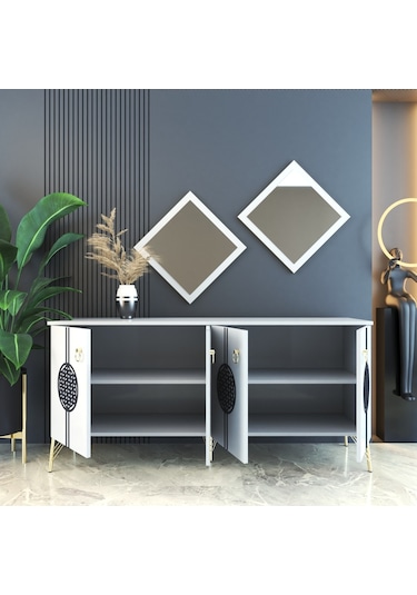 Esmopa.Mobilya Elegant Beyaz Konsol