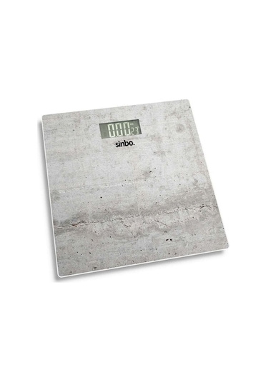 Sinbo SBS-4451 Baskül, Tartı, Dijital Terazi Beyaz Gri
