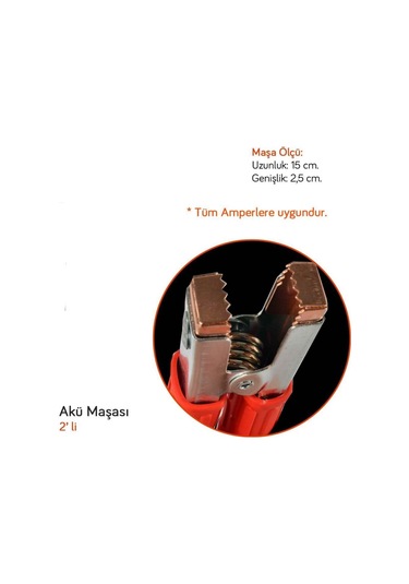2'Lİ SET AKÜ TAKVİYE MAŞASI 1. KALİTE