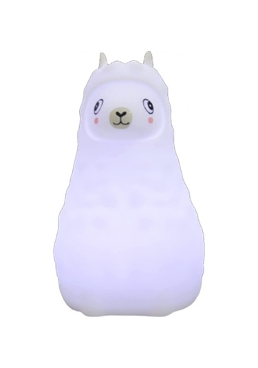 Led Gece Lambası, Karikatür Hayvan Çocuk Lambası Renk Değiştiren Silikon Bebek Odası Lambası Başucu Lambası Şarj Edilebilir Kablosuz Gece Lambası Alpaka