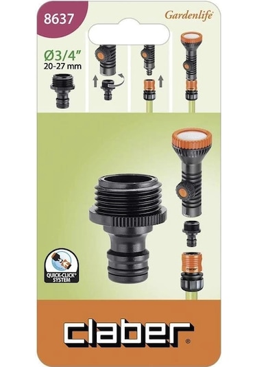 Sprinkler Adaptörü 3/4 Claber 8637 11