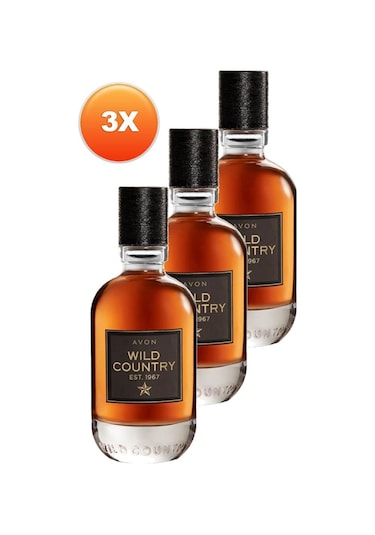Avon Wild Country Erkek Parfüm EDT 3 x 75 ML