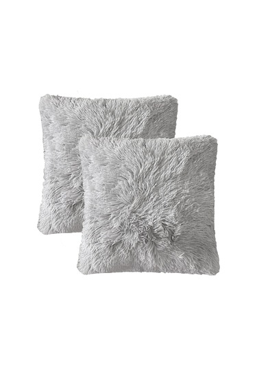 Monyee 2 Adet Plüsh Kumaş Yastık Kılıfı - Yumuşak, Isınabilir, Ev Dekorasyonu İçin Koltuk, Yatak, Pencere Oturma Alanı Uygun - 43x43 Cm Haki