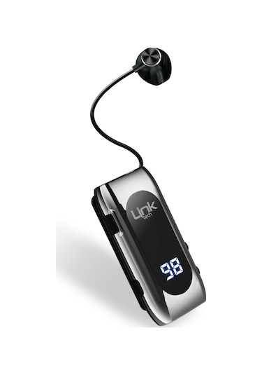 LinkTech V80 Pro Ekranlı Makaralı Titreşimli Bluetooth Kulaklık