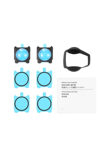 Puluz Lens Korumaları Insta360 One R / Rs / Sphere Siyah İçin Pc Koruyucu Kapak