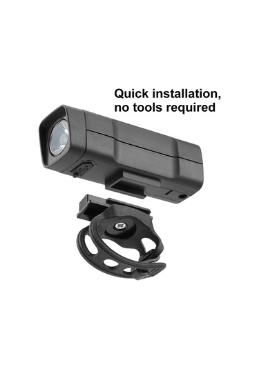 Bengguo Bisiklet Ön Işık Şarj Edilebilir El Feneri 3 Aydınlatma Modu Siyah Siyah