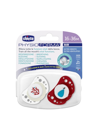 Chicco Physıoforma Aır Emzik Kız 16-36 Ay 2'li 00075035430000 Krem - Kırmızı