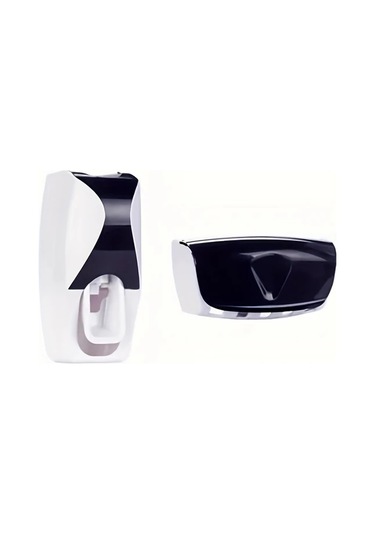 Chenkestoreone Siyah Otomatik Diş Fırçası Ve Macun Seti Duvar Askılı Bardağı İle Siyah