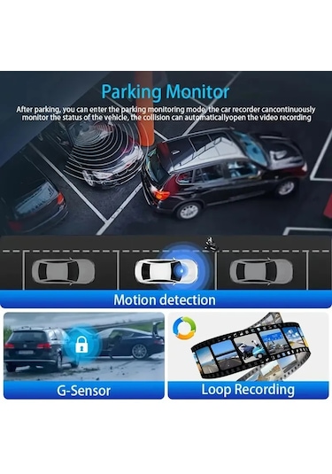 Liangmei Araç Kamerası İçin 1080p Video Kaydedici Wıfı Araba