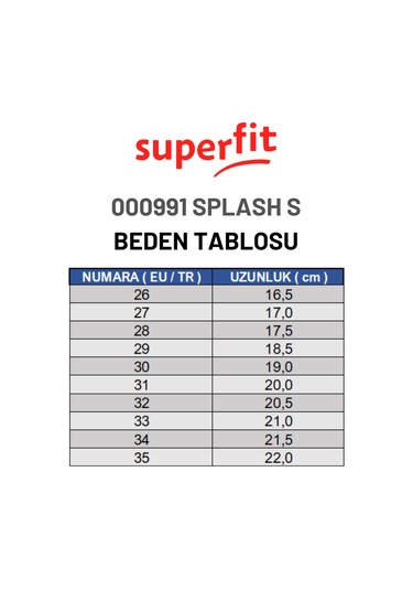 Superfit Splash S Kız Çocuk Pembe Sandalet 000991-5500 Pembe