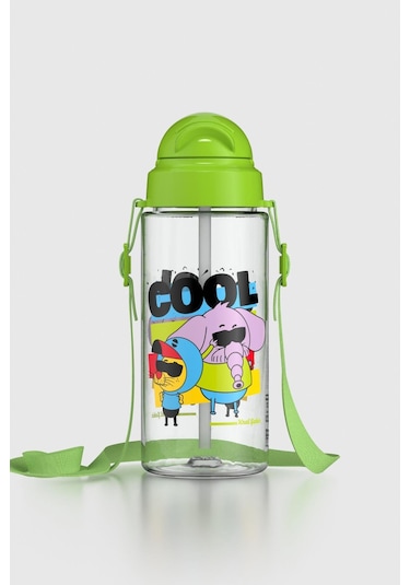 Renga Leya Kral Şakir Desenli 1000 Ml Çocuk Beslenme Kabı Ve 500 Ml Suluk Seti 222051 Yeşil Yeşil