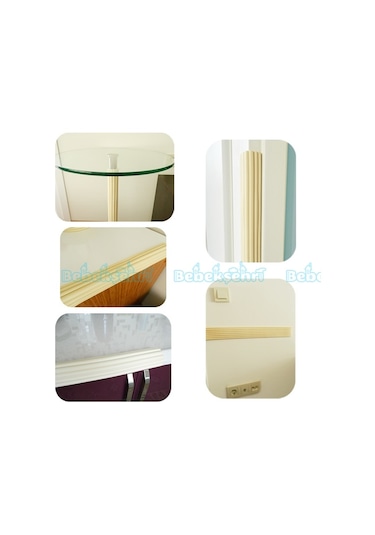 Evokids Çok Amaçlı Kauçuk Kenar Koruyucu Krem 3 Adet Çok Renkli