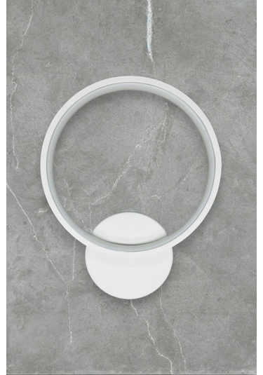 Aura Beyaz Renk Gün Işığı Ledli Hol - Banyo - Mutfak Duvar Aplik Beyaz