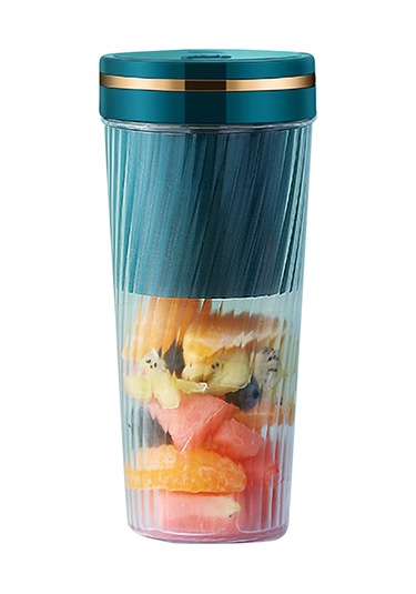 Suofeng Usb Şarjlı 350ml Taşınabilir Meyve Blenderı - Hızlı Karıştırma, Otomatik Temizleme, 1500mah Pil, Ev/ofis/seyahat İçin Gümüş