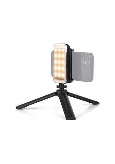 Mini Taşınabilir Fotoğrafçılık Lambası Kısılabilir Led Işık Siyah Siyah